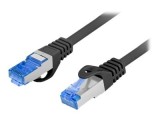 Cumpara ieftin Lanberg Patchcord Cat.6A S FTP LSZH CCA 1m , Cablu Retea RJ45, Negru