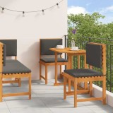 vidaXL Set Bistro de Grădină 4 pcs Maro lemn masiv de acacia 3329116
