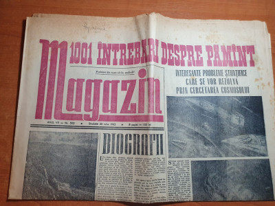 magazin 20 iulie 1963-articol despre turul frantei,teatrul din sibiu foto