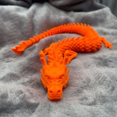 Flexi Chinese Dragon - Portocaliu foto