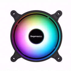 Ventilator Segotep GX-12S 120mm iluminare RGB, iluminare LED RGB, rulmenti de foto