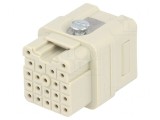 Conector HDC Inserturi de Contact Mamă Han Q 21 Crimpat