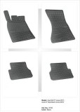 Covorase Cauciuc Premium Audi A7 Sportback Frogum - Interior, Dedicate, Fixare Podea, Margine Inaltata, Anti-alunecare