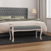 VidaXL Bancă, gri &icirc;nchis, 110x45x60 cm, textil 344437