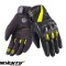 Manusi barbati pentru scuter - motocicleta Racing/Naked vara Seventy model SD-N14 negru/galben &ndash; degete tactile L (9 cm)