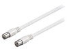 Cablu Coaxial 75&Omega; 10m 9,5mm PVC, Goobay