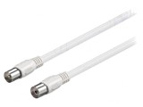 Cablu Coaxial 75&Omega; 2m 9,5mm PVC, Goobay