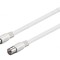 Cablu Coaxial 75&Omega; 10m 9,5mm PVC