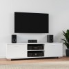 Gossi comoda tv, alb, 140x40,5x35 cm, lemn prelucrat