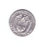 Moneda Panama 1/10 balboa 1968, stare foarte buna, curata