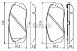 Set placute frana,frana disc HYUNDAI ix35 (LM, EL, ELH) (2009 - 2016) BOSCH 0 986 494 559