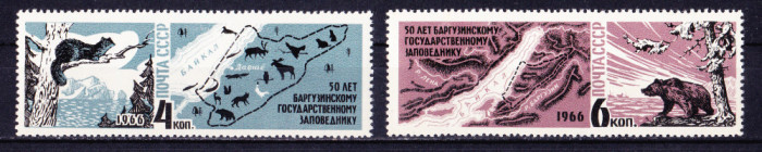 TSV$ - 1966 MICHEL 3233-3234 RUSIA MNH/** LUX