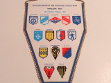 Fanion fotbal-Echipele participante-Campionatul Fotbal Amator(Franta1966/1967)