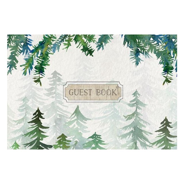 Guest Book Cabin Edition