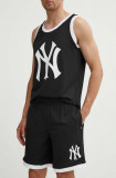 47 brand pantaloni scurti MLB New York Yankees barbati, culoarea negru, BB017PMBSEY617750JK