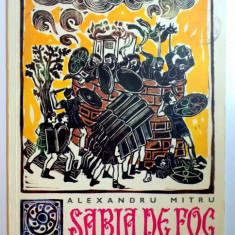 SABIA DE FOC , POVESTIRI ISTORICE de ALEXANDRU MITRU , ILUSTRATII de NICOLAE HILOHI , 1969