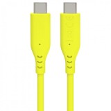 Cablu USB 2.0 type C 60W T-T 1.5m silicon Galben, ku31sa15y