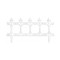 Gard de gradina decorativ, din plastic, alb, 64x34 cm GartenVIP DiyLine