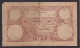 100 lei Februarie 1917 , filigran fagure. Tiparita in Rusia. Rara !