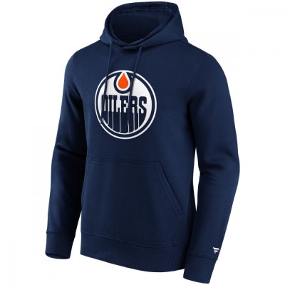 Edmonton Oilers hanorac de bărbați cu glugă Primary Logo Graphic Hoodie navy - 2XL foto
