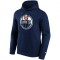 Edmonton Oilers hanorac de bărbați cu glugă Primary Logo Graphic Hoodie navy - XL