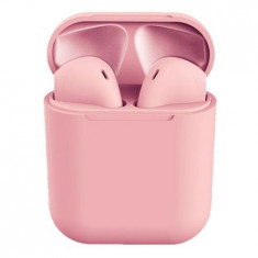 Casti Bluetooth Wireless Stereo inPods12 Pink Fara Fir Compatibile cu Apple si Android foto