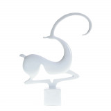 Statueta cerb alb 31 cm