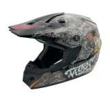 Casca cross/atv copii Mejia negru/gri marime L