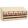 Cuibar găini cu 5 compartimente 117x33x54 cm lemn masiv pin