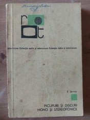 Picupuri si discuri mono si stereofonice- E. Servan