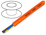 Cablu Electric H07BQ-F 5G6mm2 Portocaliu 450V/700V