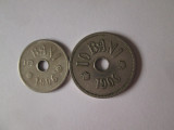 Romania lot 2 monede:5+10 Bani 1906, Cupru (arama)