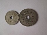 Romania lot 2 monede:5+10 Bani 1906, Cupru (arama)
