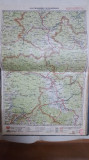 Harta Vatra Dornei, Toplița, Gheorghieni, Păltiniș, Coșna, Munții Căliman, 1928