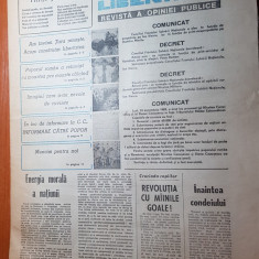 ziarul "flacara libertatii " 28 decembrie 1989 - anul 1,nr.1,-revolutia romana