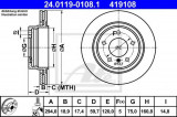 Disc frana BMW Seria 3 Touring (E46) (1999 - 2005) ATE 24.0119-0108.1