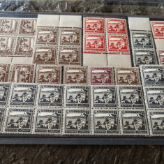 Lot timbre Palestina, 40 val, interbelice, cota Michel 520 e, MNH, foarte rare