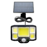 Lampa solara JD2096BA, suport prindere, senzor, telecomanda, 40W