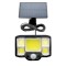 Lampa solara JD2096BA, suport prindere, senzor, telecomanda, 40W