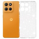 Husa sclipici Motorola Moto G15 Asteroid GSM SparkleSkin, transparenta