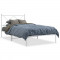 Cadru de pat din metal cu tablie, alb, 107x203 cm GartenMobel Dekor