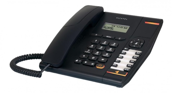 Telefon fix analog Alcatel Temporis 580, Negru - RESIGILAT