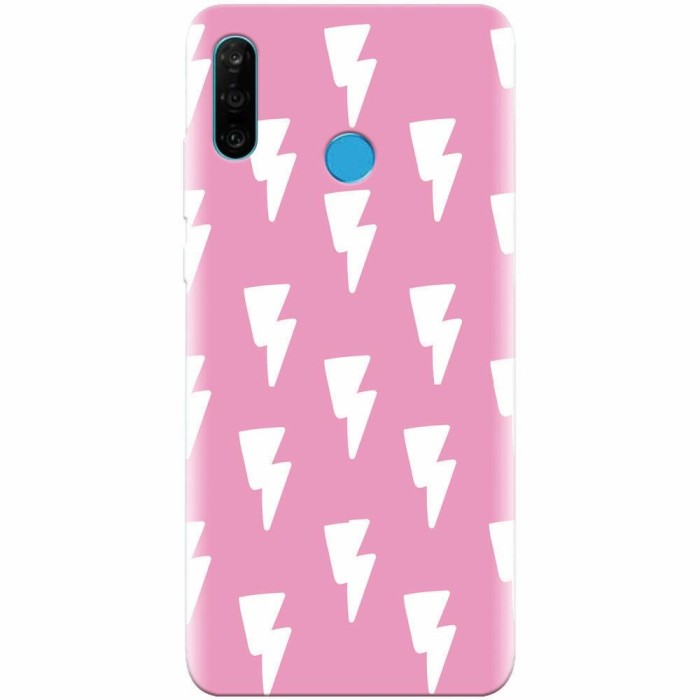 Husa silicon pentru Huawei P30 Lite, Electric Pink