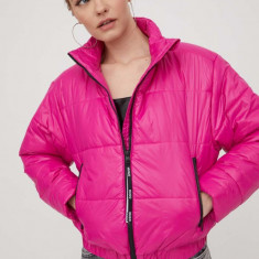 HUGO geacă femei, culoarea roz, de iarna 50504213