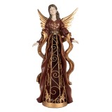 Cumpara ieftin Figurina Inger polirasina rosie aurie 22x15x46 cm