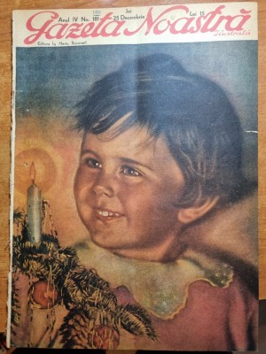 gazeta noastra 25 decembrie 1930-nr. de craciun,regele carol al 2-lea foto