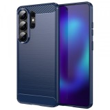 Husa pentru Samsung Galaxy S26 Ultra S948, Techsuit, Carbon, Albastra