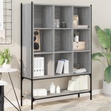 Gossi biblioteca, gri sonoma, 102x30x141,5 cm, lemn prelucrat