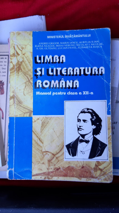 LIMBA SI LITERATURA ROMANA CLASA A XII A GRIGOR IANCU NEAGOE ROSCA PAVEL