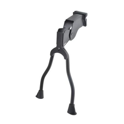 Cric dublu pentru bicicleta, PROCART, montare centrala, aliaj de aluminiu, picioare antiderapante, negru foto